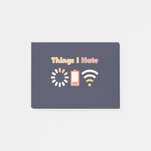 Dingen die ik haat Computer coderen Post-it® Notes (Voorkant)
