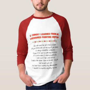 Dingen die ik heb geleerd van wirehaïserende grif t-shirt