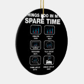 Dingen die ik in mijn reservetijd in de wetenschap keramisch ornament (Rechts)