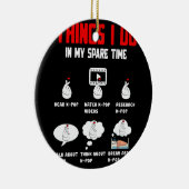 Dingen die ik in mijn Spare Time Kpop Merch K-pop  Keramisch Ornament (Rechts)