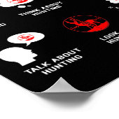 Dingen die ik in mijn vrije tijd doe, denk na poster (Hoek)