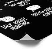 Dingen die ik in mijn vrije tijd doe, grappige her poster (Hoek)