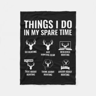 Dingen die ik in mijn vrije tijd doe, grappige jac fleece deken