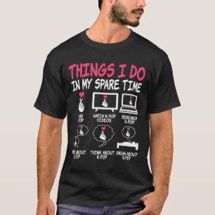 Dingen die ik in mijn vrije tijd doe, Kpop Music A T-shirt