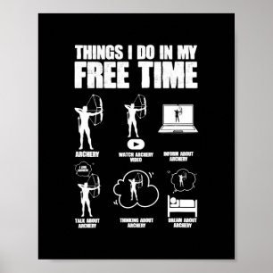 Dingen die ik in mijn vrije tijd maak poster