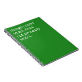 Dingen die ik moet doen, maar die niet grappig zij notitieboek (Rechterzijde)