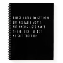 Dingen die ik moet doen, maar waarschijnlijk niet 