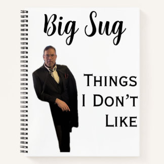 Dingen die ik niet hou Notitieboek