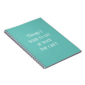 Dingen die ik op het werk wil zeggen, maar niet notitieboek (Rechterzijde)