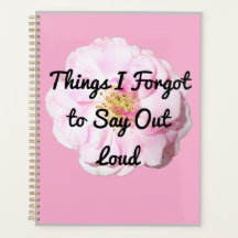 Dingen die ik vergat hardop te zeggen