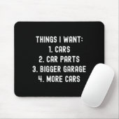 Dingen die ik wil Autodeelen Grappige Automan Mont Muismat (Met muis)