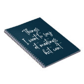 Dingen die ik wil zeggen tijdens vergaderingen, ma notitieboek (Rechterzijde)