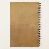 Dingen die ik wilde zeggen in vergaderingen, maar  notitieboek (Achterkant)