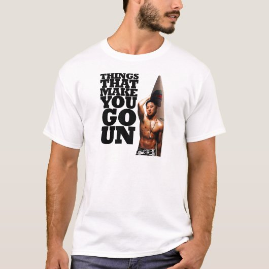 Dingen die je doen gaan t-shirt (Voorkant)