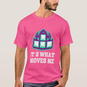Dingen die me bewegen met het Wasboard-gametoetsen T-shirt