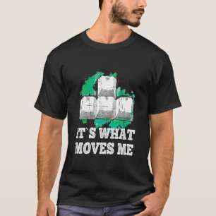 Dingen die me bewegen met het Wasboard-gametoetsen T-shirt