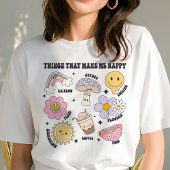 Dingen die me gelukkig maken Tri-Blend shirt