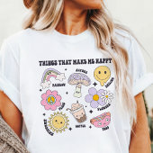 Dingen die me gelukkig maken Tri-Blend shirt