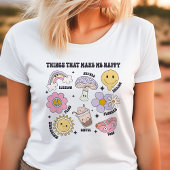 Dingen die me gelukkig maken Tri-Blend shirt