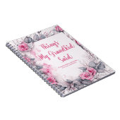 Dingen die mijn Kind zei Schattigee bloemen Notitieboek (Rechterzijde)