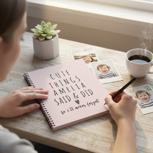 Dingen die mijn kinderen zeggen Grappige herinneri Notitieboek