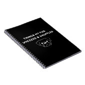 Dingen die mijn Pug Piepte & Snuffelde Notitieboek (Rechterzijde)