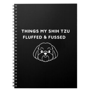 Dingen die mijn Shih Tzu heeft opgeblazen en gefru Notitieboek