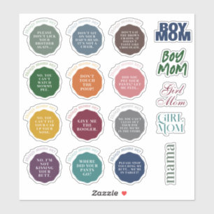 Dingen die moeders zeggen sticker