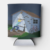 Dingen die 's nachts in de lucht springen blikjeskoeler (Voorkant)