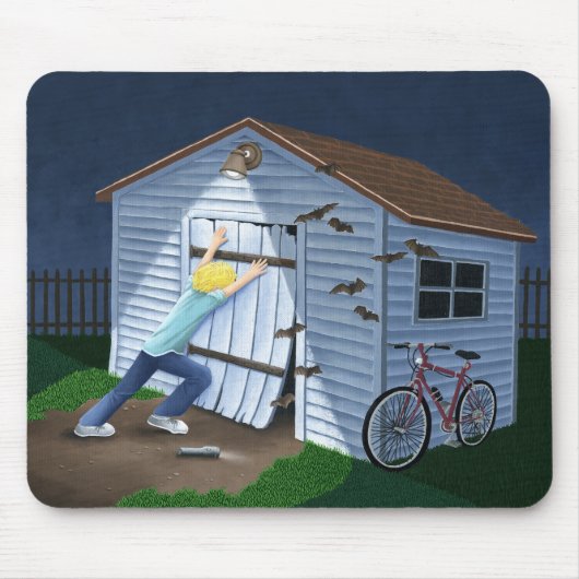 Dingen die 's nachts in de lucht springen muismat (Voorkant)