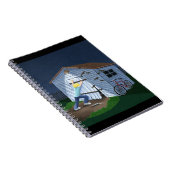 Dingen die 's nachts in de lucht springen notitieboek (Rechterzijde)