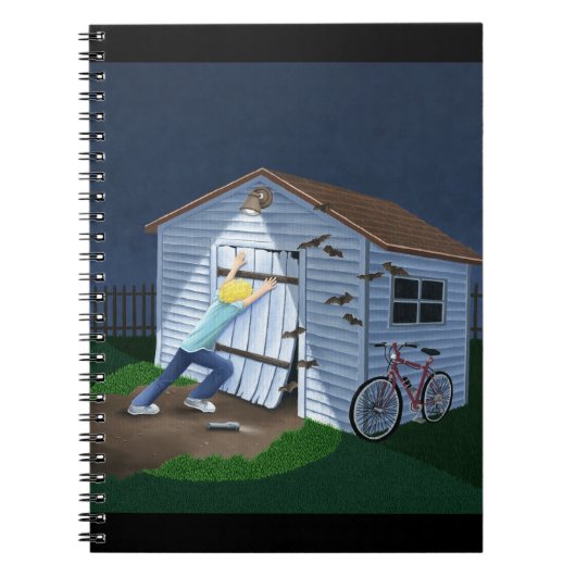 Dingen die 's nachts in de lucht springen notitieboek (Voorkant)