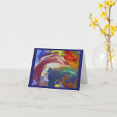 Dingen die uit elkaar vallen of echt op hun plaats kaart (Gele Bloem)