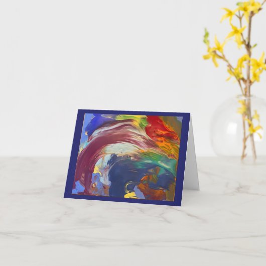 Dingen die uit elkaar vallen of echt op hun plaats kaart (Gele Bloem)