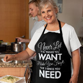 Dingen die uw Gezocht-inschrijving nodig heeft, af Schort