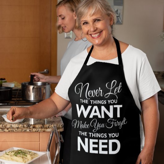 Dingen die uw Gezocht-inschrijving nodig heeft, af Schort