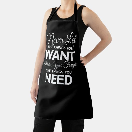 Dingen die uw Gezocht-inschrijving nodig heeft, af Schort (Insitu)