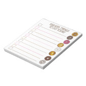 Dingen die vandaag moeten worden gedaan, doneren D Notitieblok (Linkerzijde)