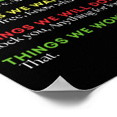 Dingen die we in deze stad deden schoten de sherif poster (Hoek)