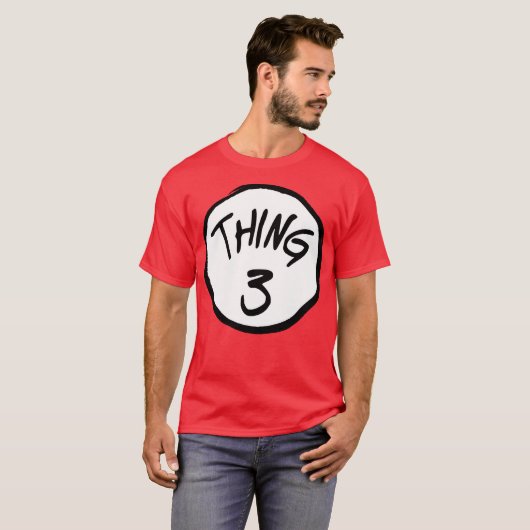 Dingen drie t-shirt (Voorkant volledig)