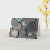 Dingen en halve pennies foto's. kaart (Gele Bloem)