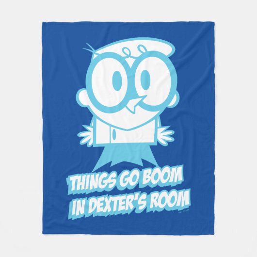 Dingen gaan in Dexter's kamer Fleece Deken (Voorkant)