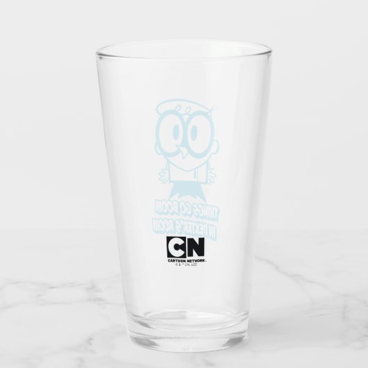 Dingen gaan in Dexter's kamer Glas (Achterkant)