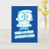 Dingen gaan in Dexter's kamer Kaart (Gele Bloem)