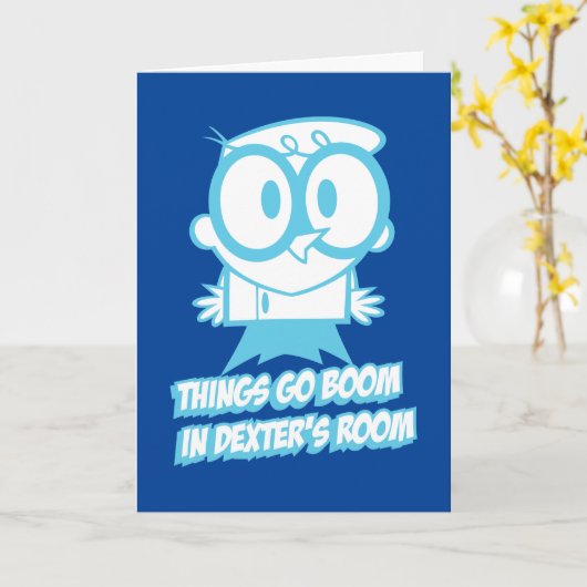 Dingen gaan in Dexter's kamer Kaart (Gele Bloem)