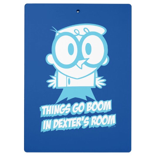 Dingen gaan in Dexter's kamer Klembord (Achterkant)