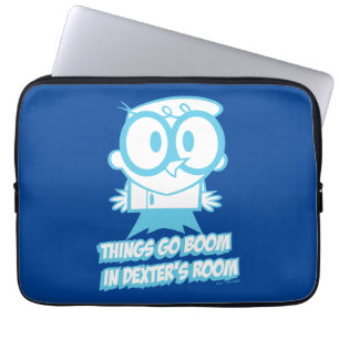 Dingen gaan in Dexter's kamer Laptop Sleeve