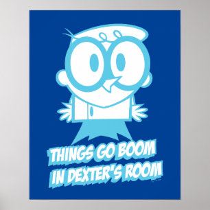 Dingen gaan in Dexter's kamer Poster