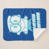 Dingen gaan in Dexter's kamer Sherpa Deken (Voorkant (horizontaal))