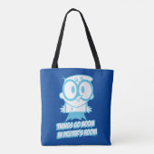 Dingen gaan in Dexter's kamer Tote Bag (Achterkant)